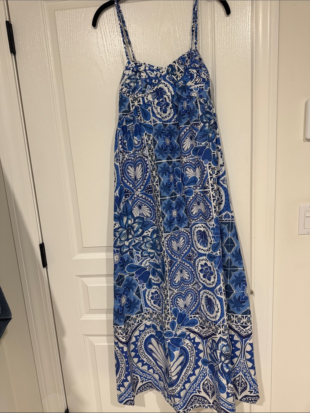 FARM Rio Tile Dream Multicolor Sleeveless Maxi Dress